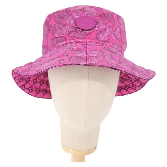 GUCCI Bucket Hat Nylon S Pink 697361 Auth am9146V - Picture 2 of 14